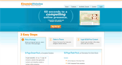 Desktop Screenshot of einsteinwebsites.com